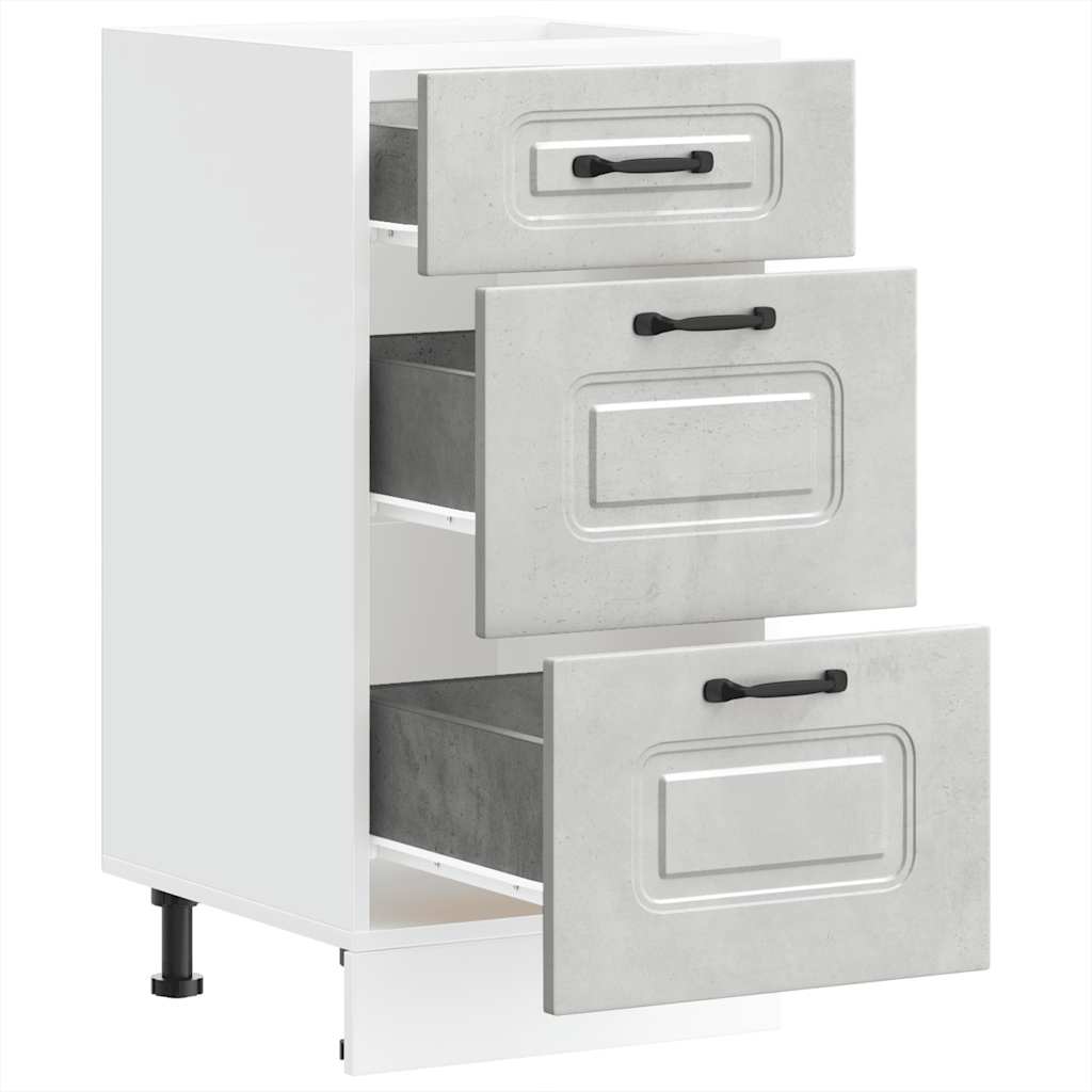 Kjøkkeninnredning Underskap Kalmar Betonggrå