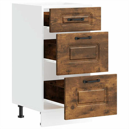 Kjøkkeninnredning Underskap Kalmar Røkt Eik