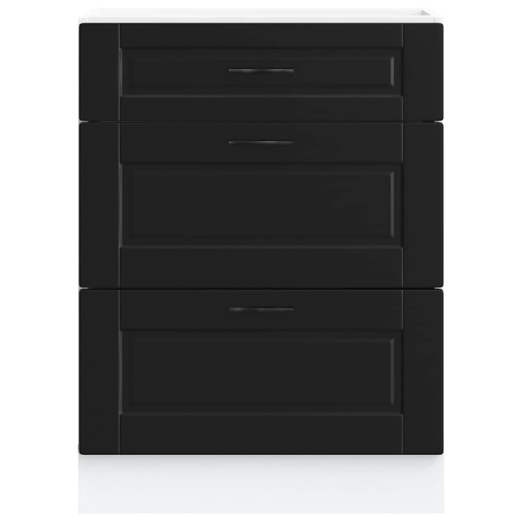 Kjøkkeninnredning Underskap Porto Svart