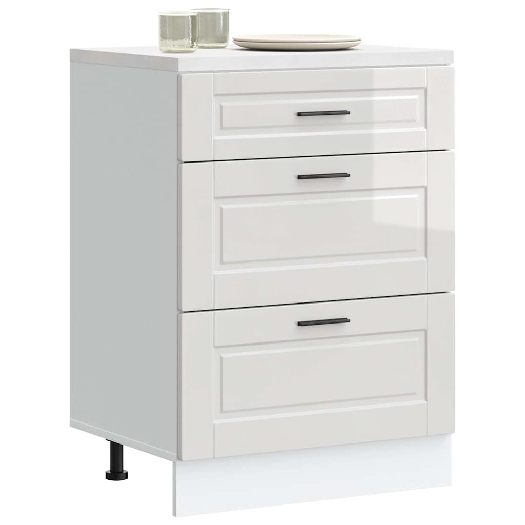 Kjøkkeninnredning Underskap Porto Høyglans hvit