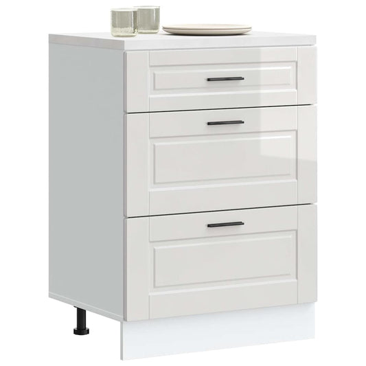 Kjøkkeninnredning Underskap Porto Høyglans hvit