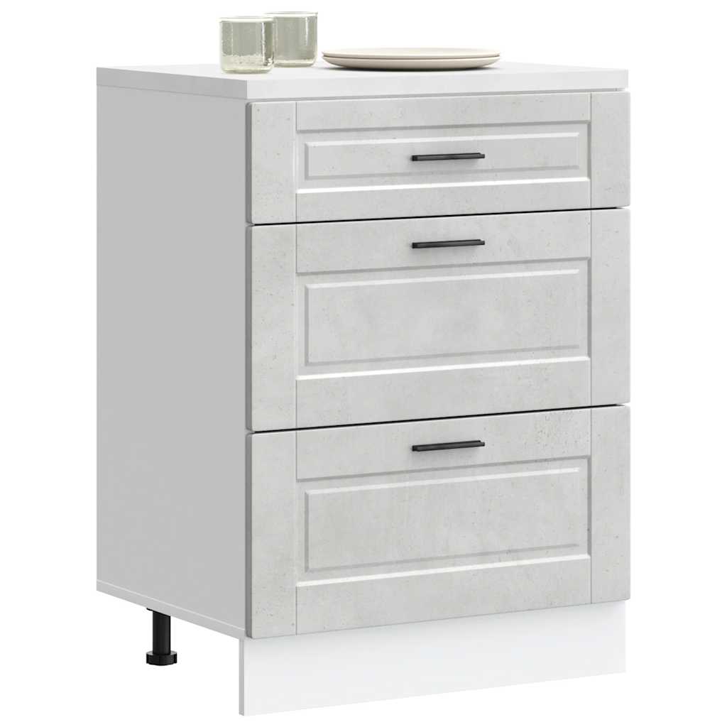 Kjøkkeninnredning Underskap Porto Betonggrå