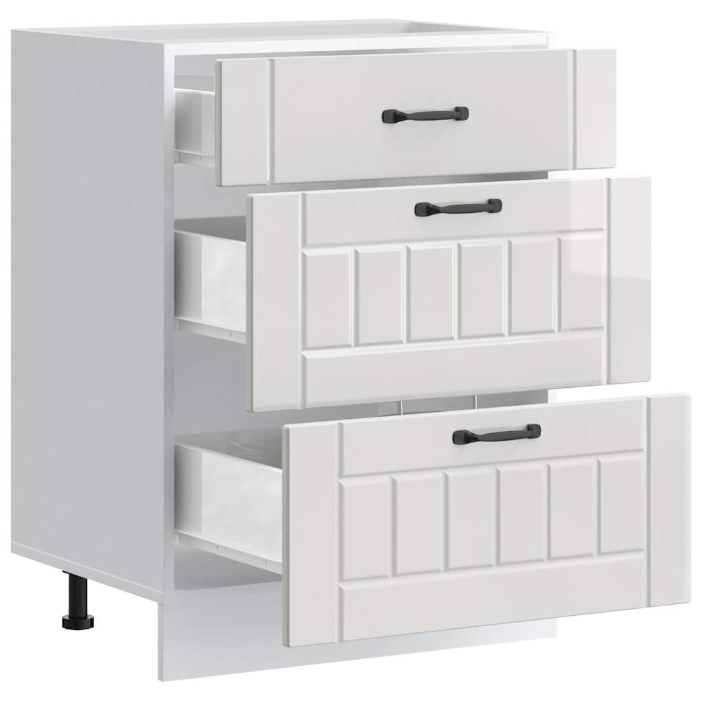 Kjøkkeninnredning Underskap Lucca Høyglans Hvit