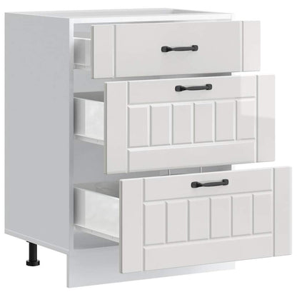 Kjøkkeninnredning Underskap Lucca Høyglans Hvit