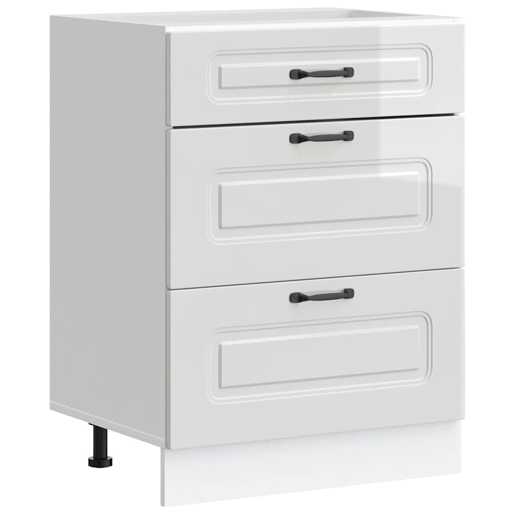 Kjøkkeninnredning Underskap Kalmar Høyglans Hvit