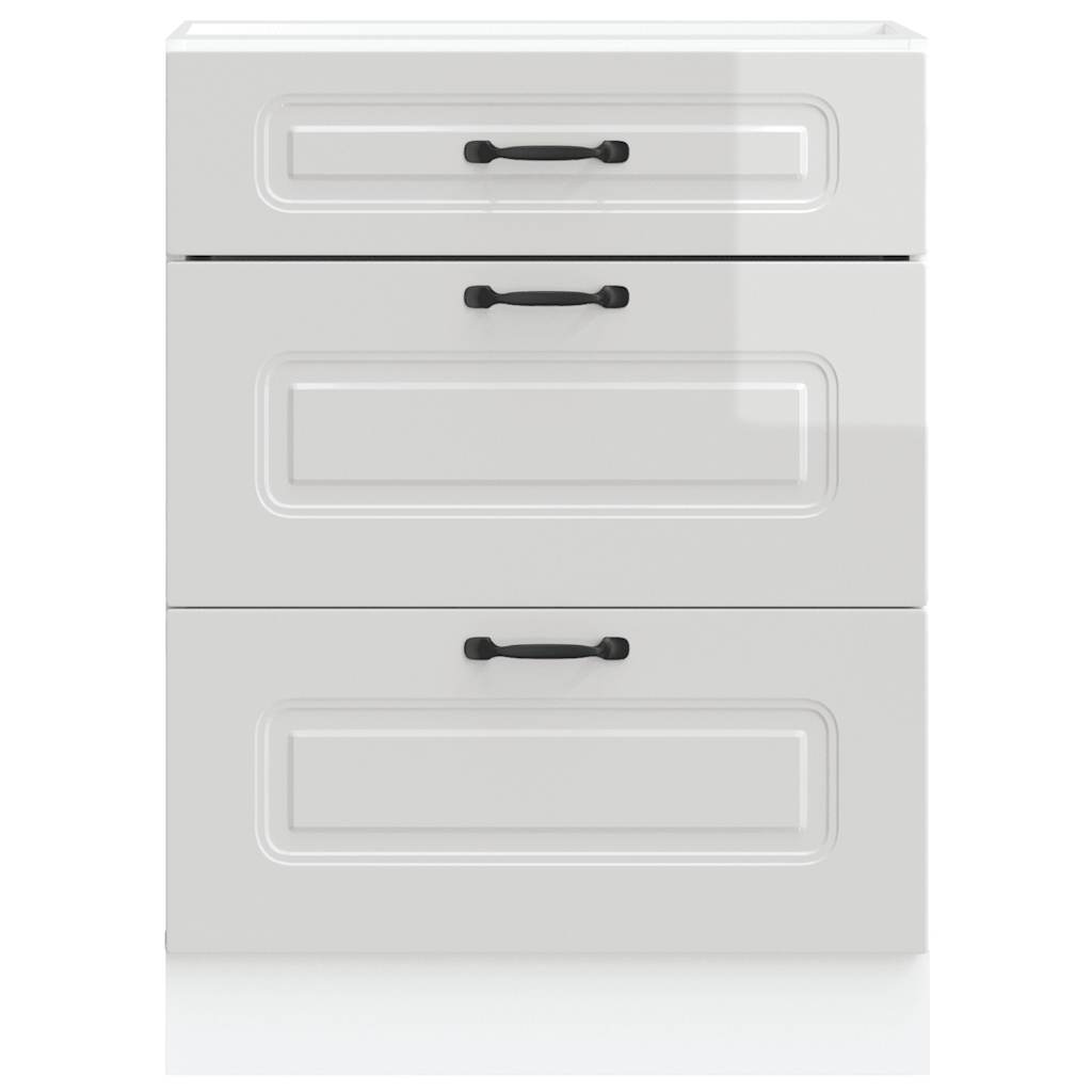 Kjøkkeninnredning Underskap Kalmar Høyglans Hvit