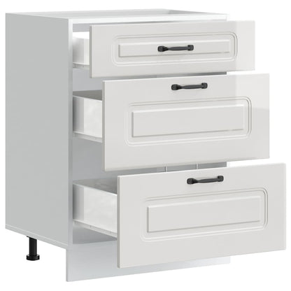 Kjøkkeninnredning Underskap Kalmar Høyglans Hvit