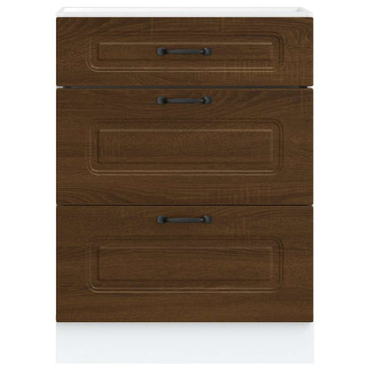 Kjøkkeninnredning Underskap Kalmar Brun Eik