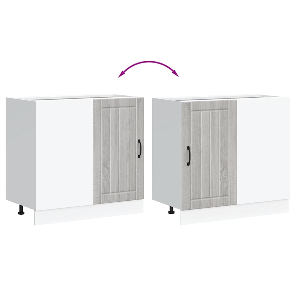 Kjøkkeninnredning Underskap Lucca Sonoma Grå Eik