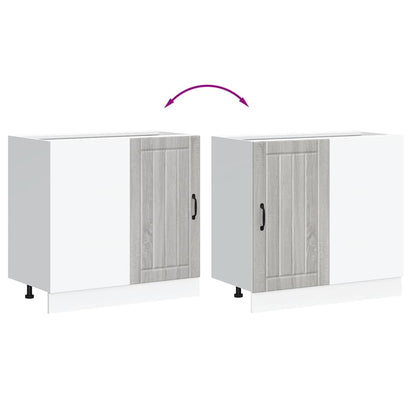 Kjøkkeninnredning Underskap Lucca Sonoma Grå Eik