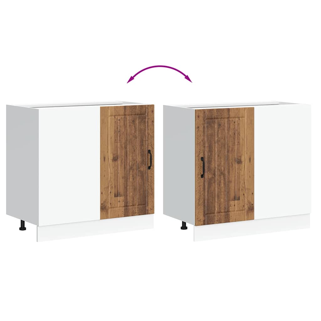 Kjøkkeninnredning Underskap Lucca Gammelt tre