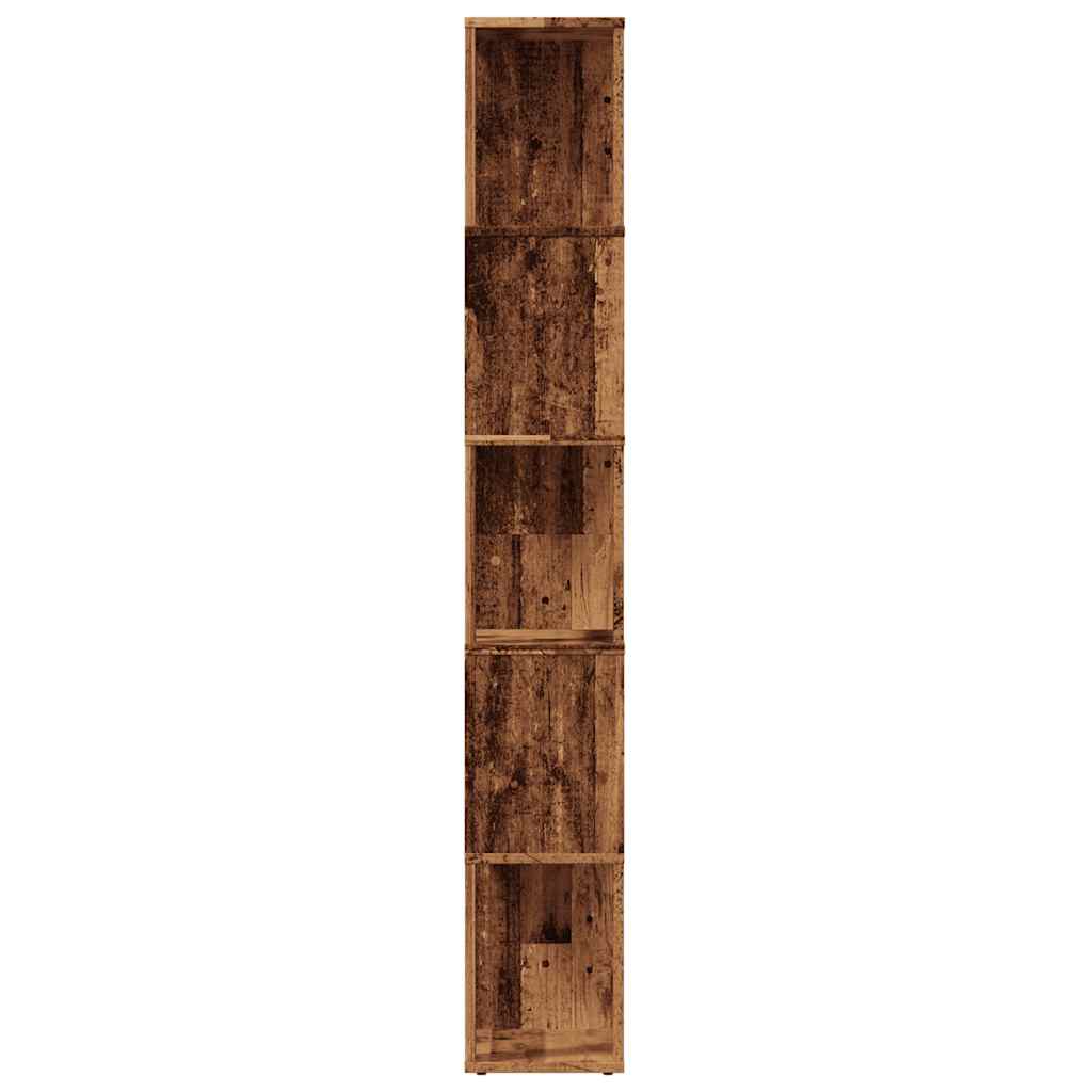 Bokhylle Gammelt Tre 45x24x159 cm