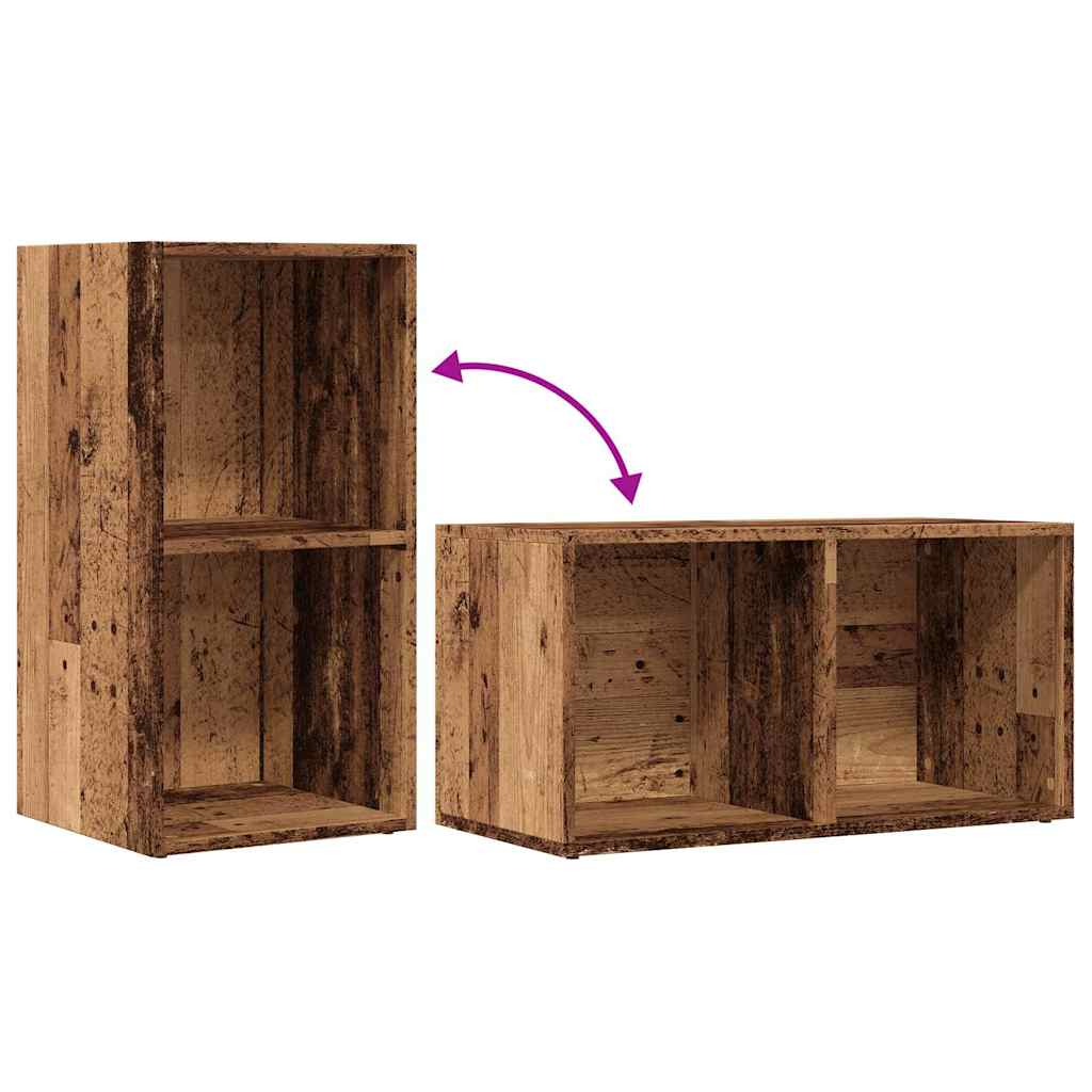 Oppbevaringskiste Gammelt Tre 69,5x34x36 cm