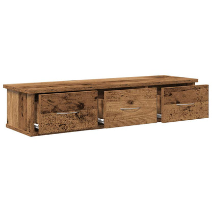 Veggskap Gammelt Tre 88x26x18,5 cm