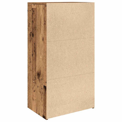 Skjenk Gammelt Tre med 6 skuffer 50x34x96 cm