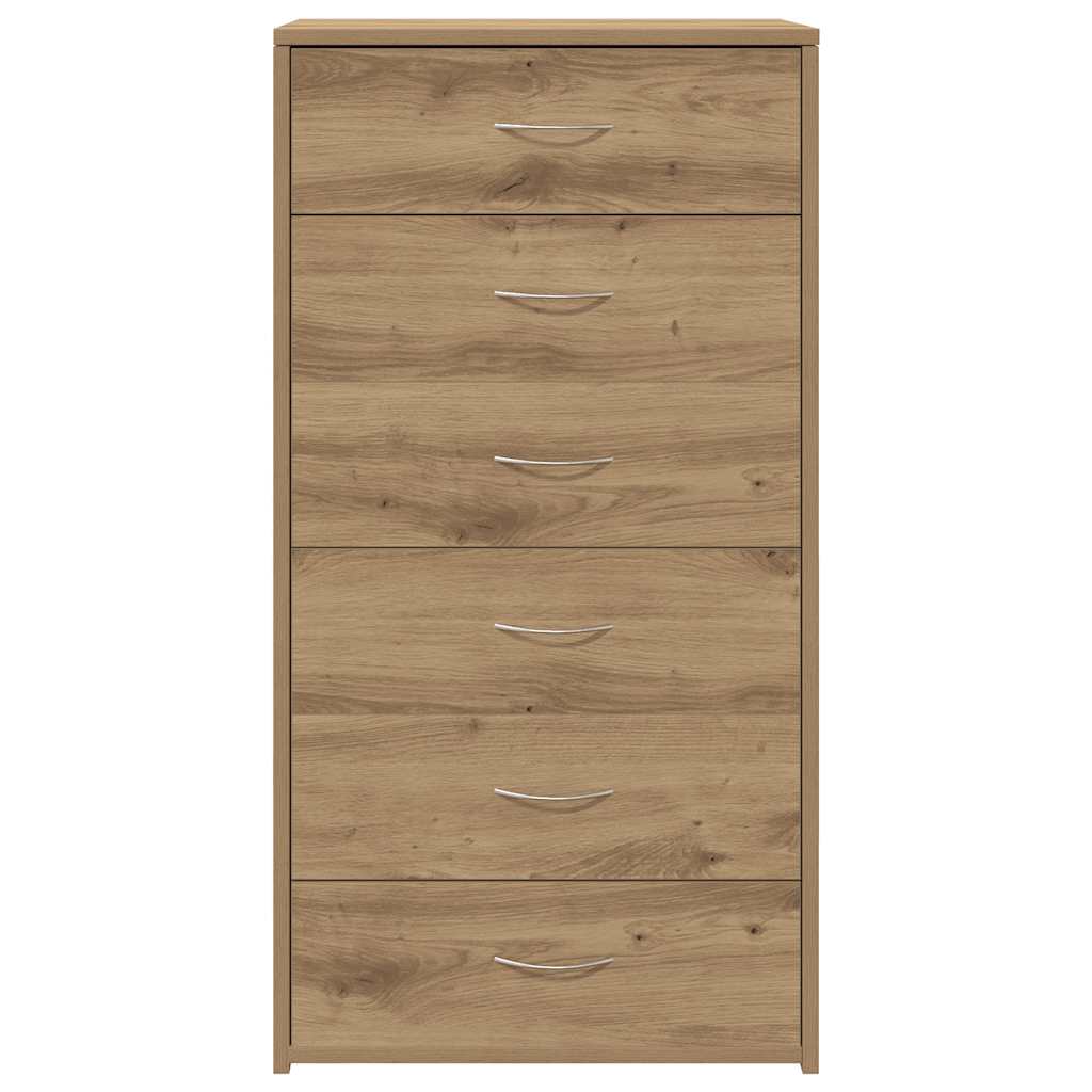 Kommode Artisan Eik 50x34x96 cm