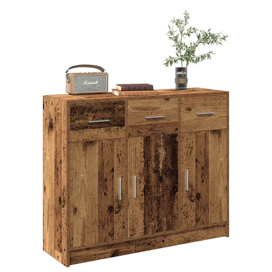 Skjenk Gammelt Tre 91x28x75 cm