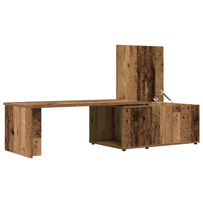Salongbord Sofabord Gammelt Tre 150x50x35 cm