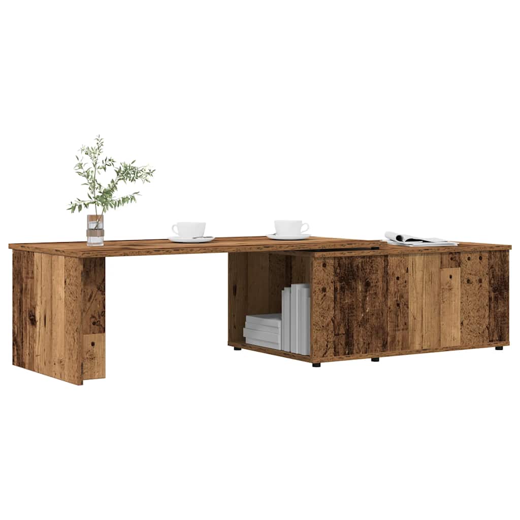 Salongbord Sofabord Gammelt Tre 150x50x35 cm