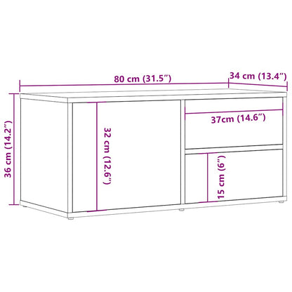 TV-Møbel Artisan Eik Tv-benk 80x34x35,5 cm