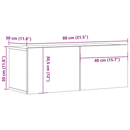 TV-Møbel Artisan Eik Tv-benk 80x30x30 cm