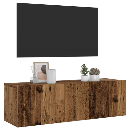 TV-Møbel Gammelt Tre Tv-benk 100x30x30 cm