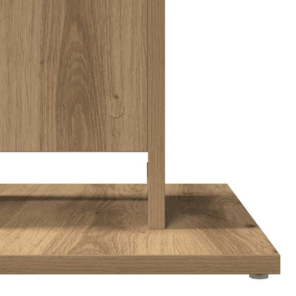 Bistrobord artisan eik 60x60x75 cm konstruert tre