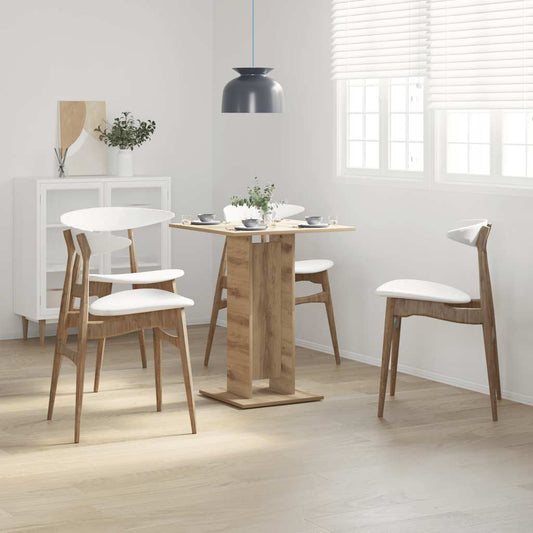 Bistrobord artisan eik 60x60x75 cm konstruert tre