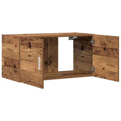 Veggskap Gammelt Tre 80x39x40 cm