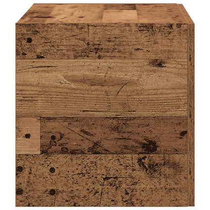Veggskap Gammelt Tre 80x39x40 cm