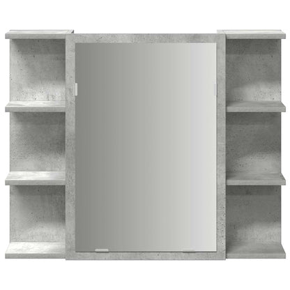 Baderomsspeil Skap Betonggrå 80x20,5x64 cm