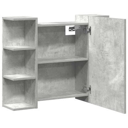 Baderomsspeil Skap Betonggrå 80x20,5x64 cm