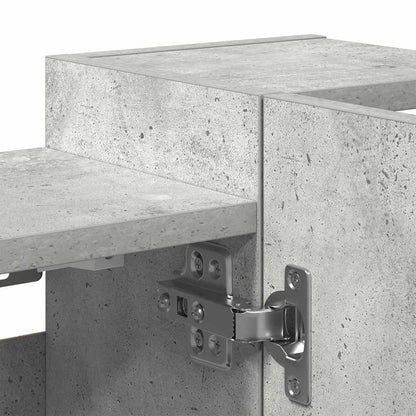 Baderomsspeil Skap Betonggrå 80x20,5x64 cm