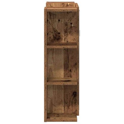 Baderomsspeil Baderomshylle med speil Gammelt Tre 80x20,5x64cm