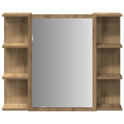 Baderomsspeil Baderomshylle med speil Artisan Eik 80x20,5x64cm
