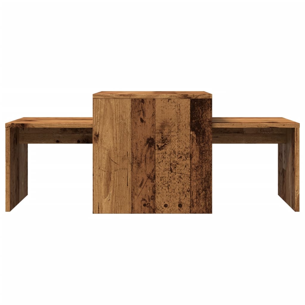 Salongbord Sofabord Gammelt Tre 100x48x40 cm