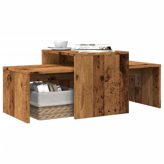 Salongbord Sofabord Gammelt Tre 100x48x40 cm