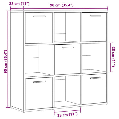 Bokhylle Gammelt Tre 90x28x90 cm