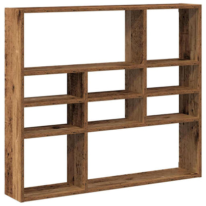 Vegghylle gammelt tre 90x16x78 cm