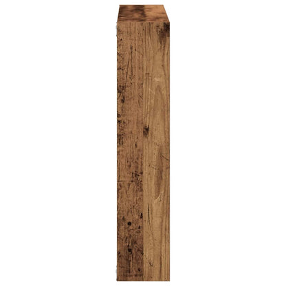 Vegghylle gammelt tre 90x16x78 cm