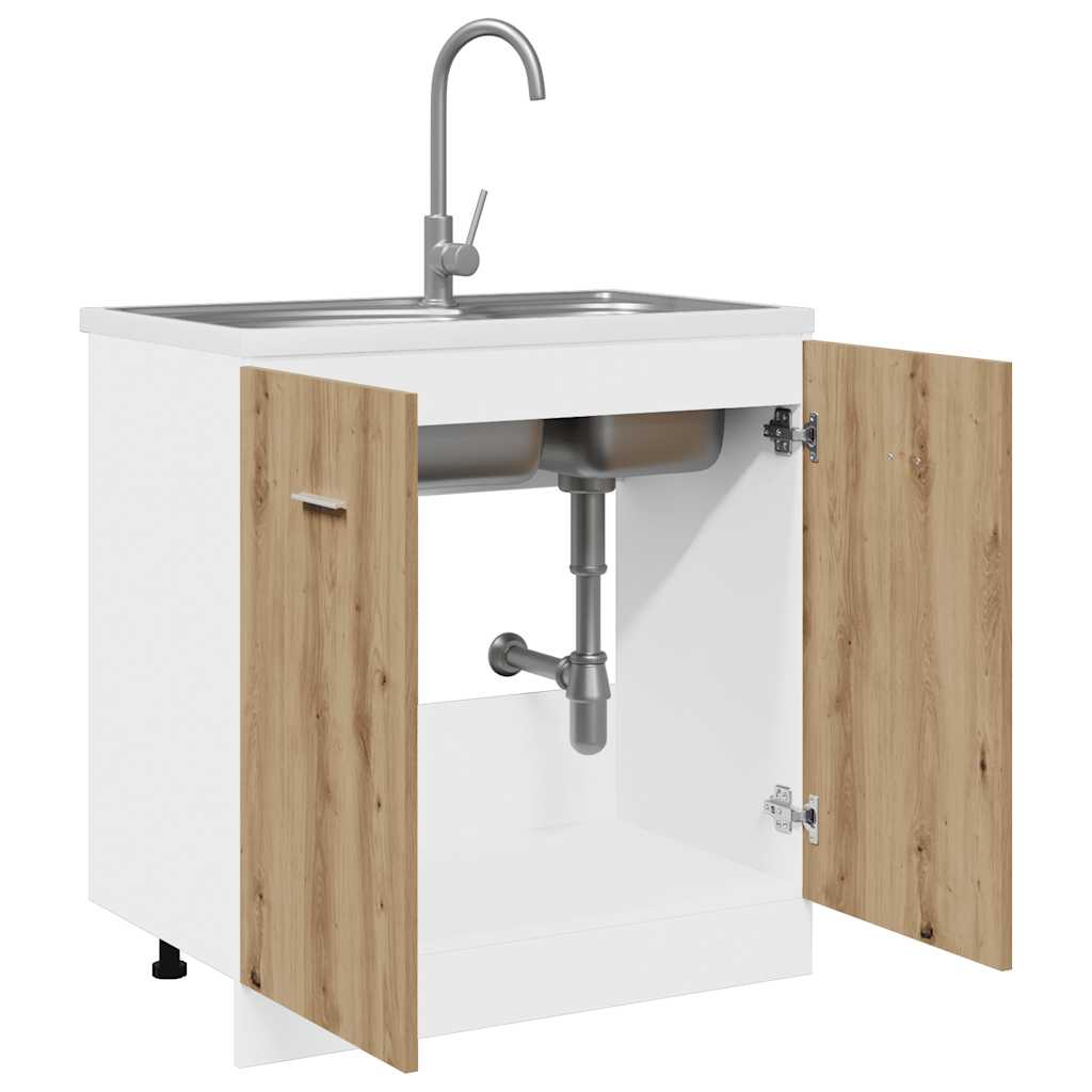 Kjøkkeninnredning Underskap Lyon Artisan Eik til vask 80x46x81,5 cm