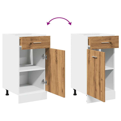 Kjøkkeninnredning Underskap Lyon Artisan Eik med skuff 40x46x81,5 cm