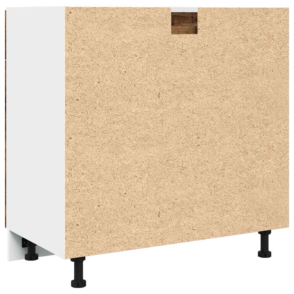 Kjøkkeninnredning Underskap Lyon Gammelt Tre med skuff 80x46x81,5 cm