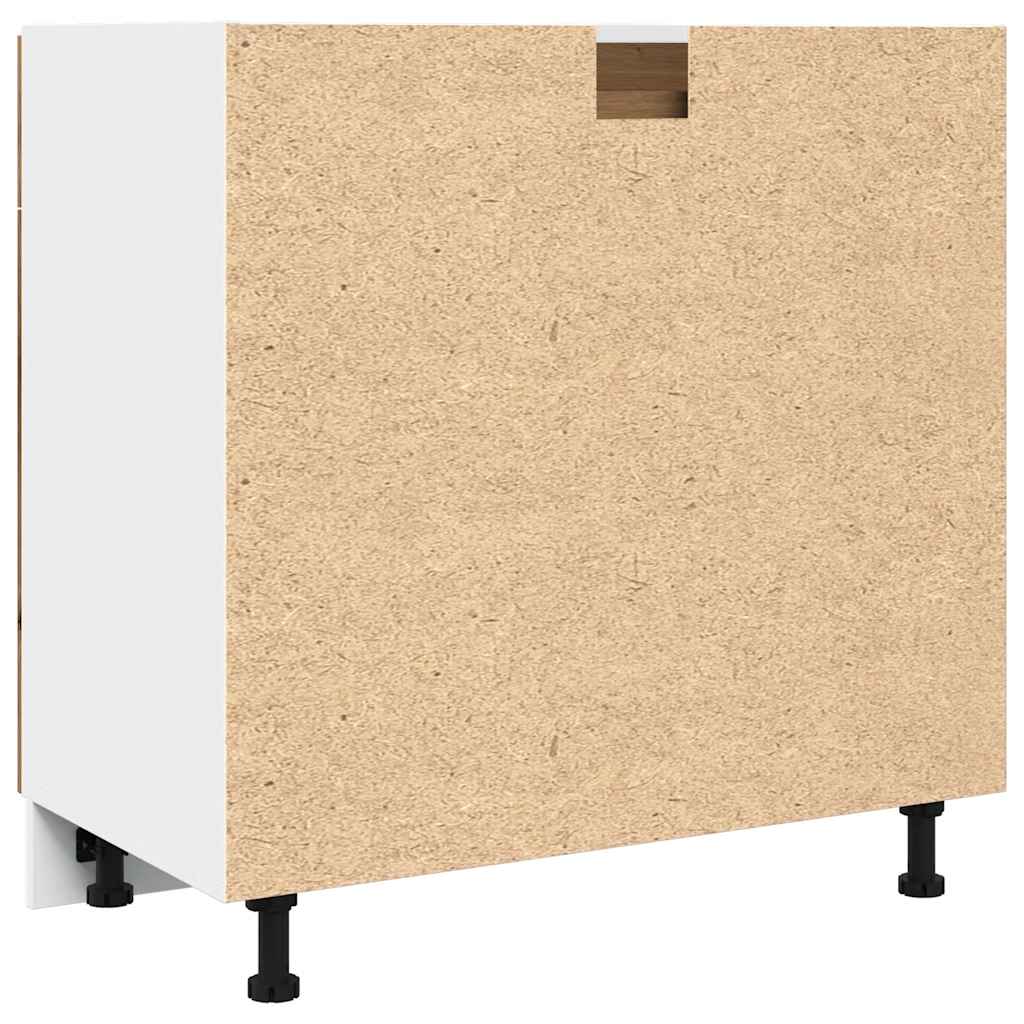 Kjøkkeninnredning Underskap Lyon Artisan Eik med skuff 80x46x81,5 cm