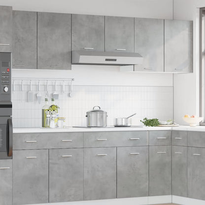 Kjøkkeninnredning Overskap "Lyon" Betonggrå 80x31x60 cm