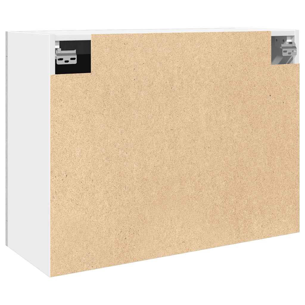 Kjøkkeninnredning Overskap "Lyon" glass Betonggrå 80x31x60 cm