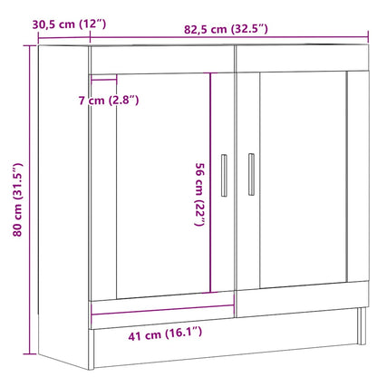 Bokhylle Gammelt Tre 82,5x30,5x80 cm