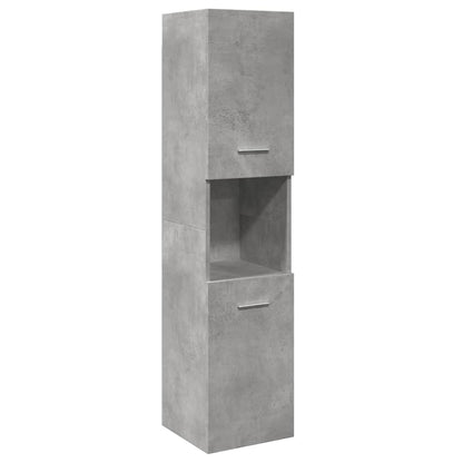 Baderomsskap Betonggrå 30x30x130 cm