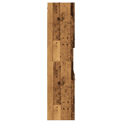 Baderomsskap Gammelt Tre 30x30x130 cm