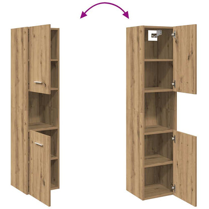 Servantskap Artisan Eik 30x30x130 cm